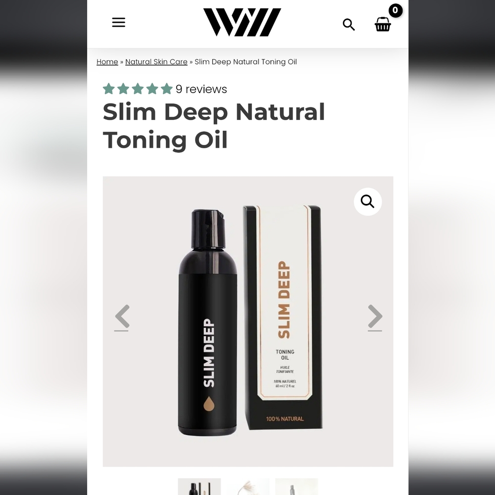 BRAND NEW Slim Deep Toning Oil